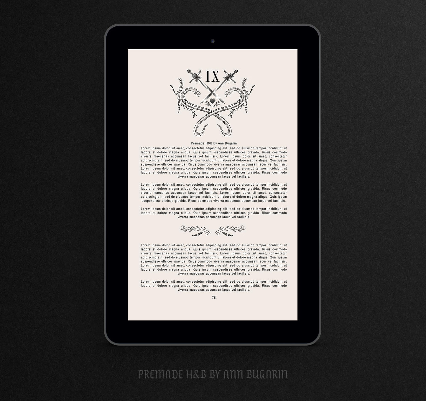 Custom Header & Breaker