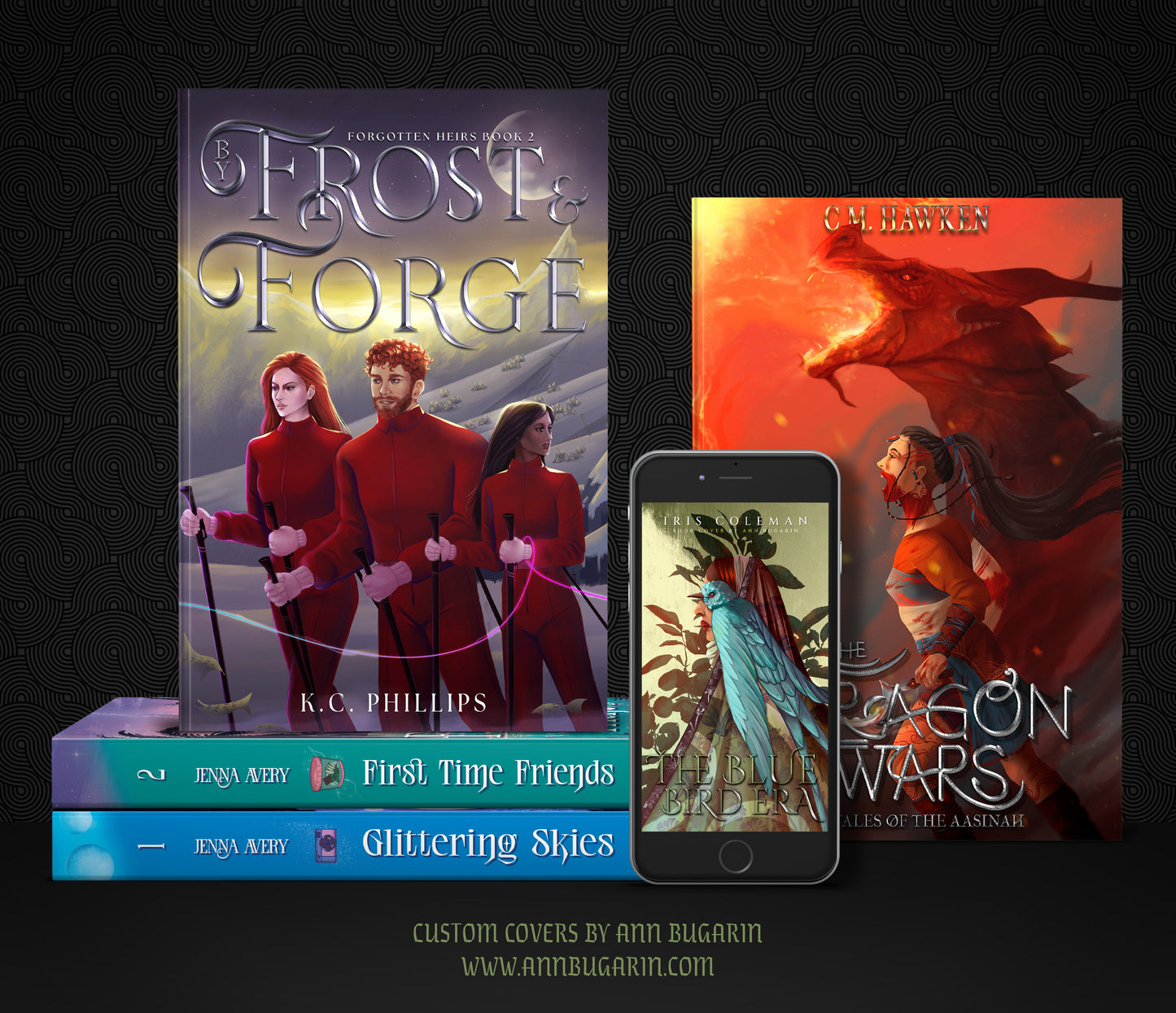 Illustarted Custom Book Cover Design - Full Render